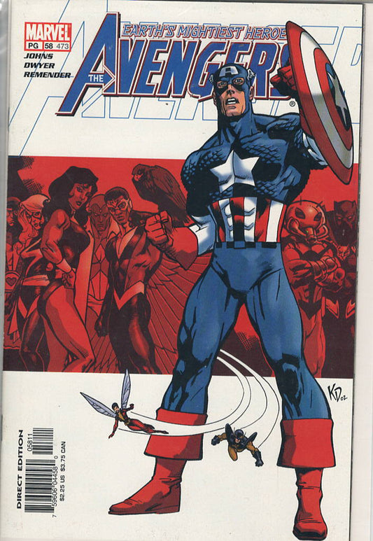 Pre-Owned - Avengers #58 (473)  (November 2002) Scanned Image Pop Weasel Pre-Owned Comics