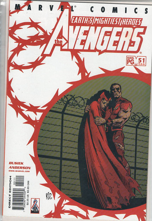 Pre-Owned - Avengers #51 (466)  (April 2002) Scanned Image Pop Weasel Pre-Owned Comics