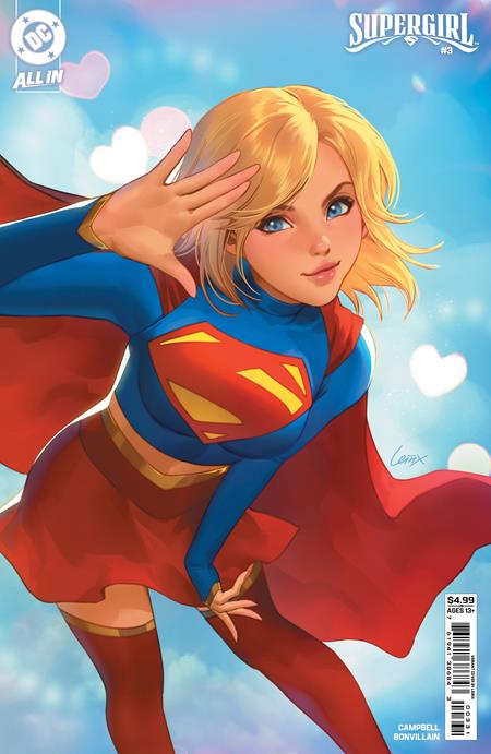 Supergirl #3  C Lesley Leirix Li Card Stock Var - Image