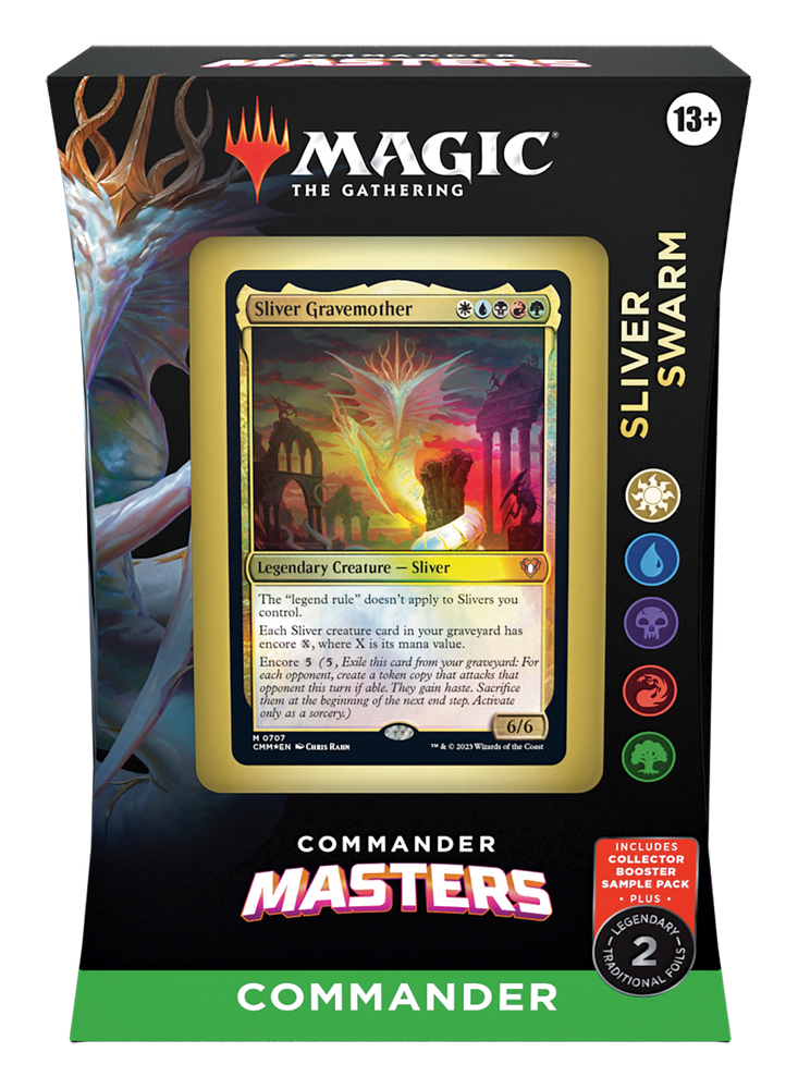 Magic The Gathering: Commander Masters - Silver Swarm Commander Deck - TCG - Image - Pop Weasel