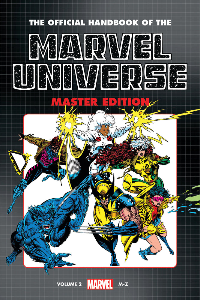 Official Handbook Of The Marvel Universe: Master Edition Omnibus Vol. 2 X-Men Cover [DM Only] | Hardcover - Image - Graphic Novels - Image - Pop Weasel