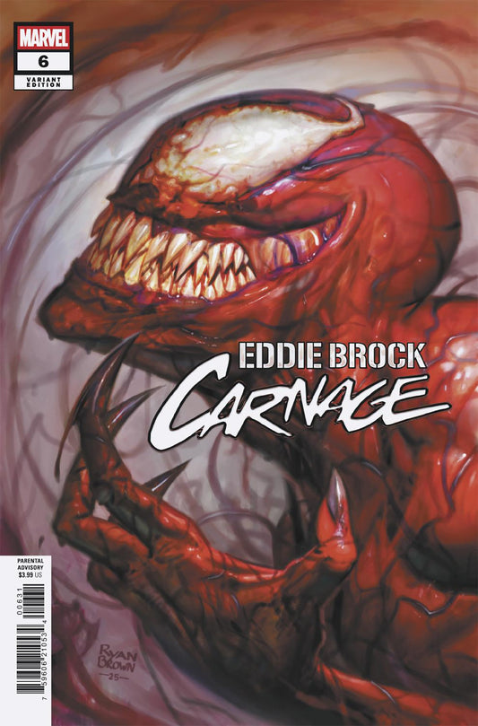 EDDIE BROCK: CARNAGE #6 RYAN BROWN VARIANT - Image