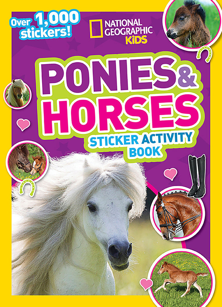 National Geographic Kids Ponies and Horses Sticker Activity Book image - Children/Young Adult - Image - Pop Weasel
