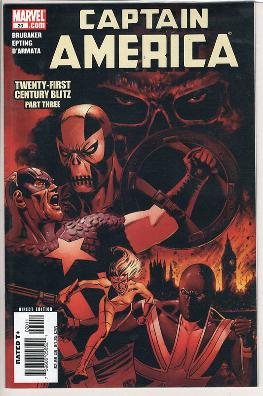 Pre-Owned - Captain America #20  (September 2006) Scanned Image Pop Weasel Pre-Owned Comics