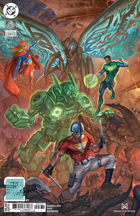 Justice League Vs Godzilla Vs Kong 2 #3 (of 7)  C Alan Quah Card Stock Var - Image