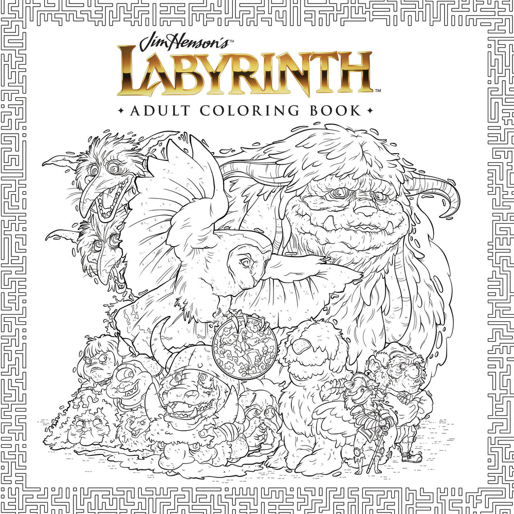 Jim Henson's Labyrinth Adult Coloring Book - Image - Books - Image - Pop Weasel