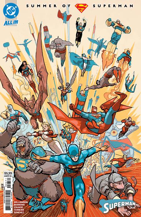Superman #26  E Riley Rossmo Supersmash-up Card Stock Var - Image