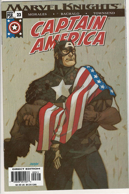 Pre-Owned - Captain America #23  (April 2004) Scanned Image Pop Weasel Pre-Owned Comics