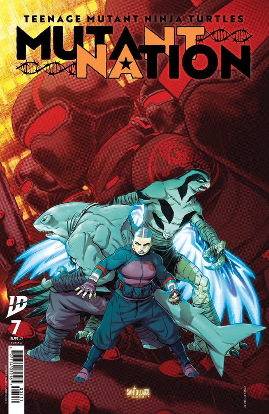 Teenage Mutant Ninja Turtles: Mutant Nation #7 Cover A (Santolouco) - Image