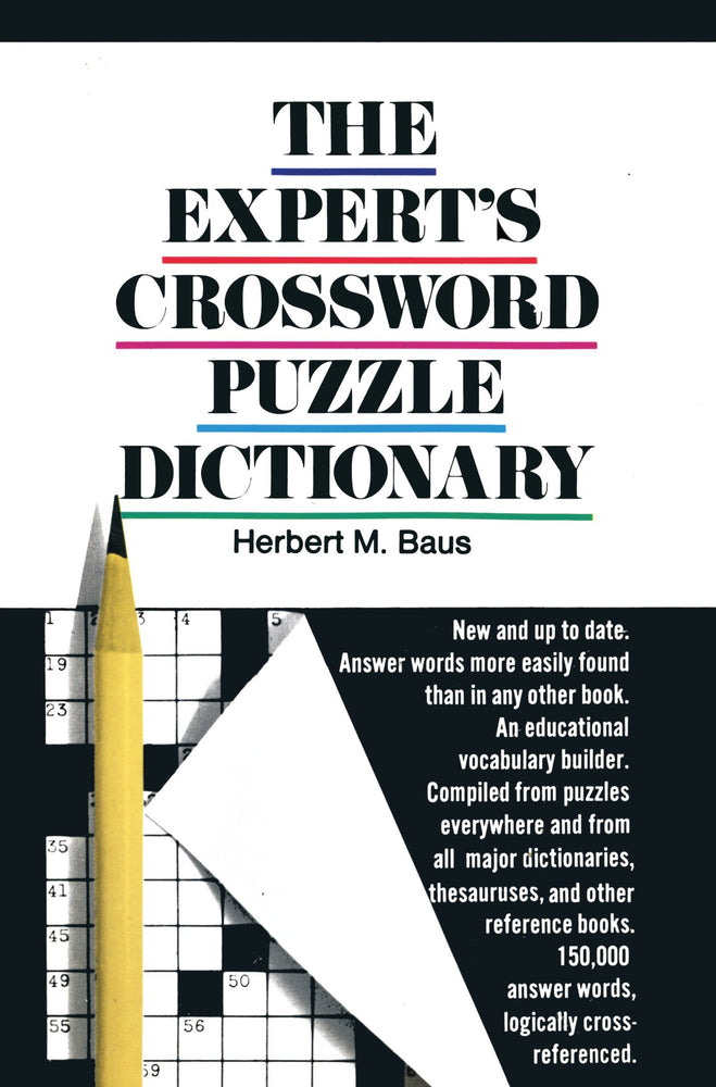 The Expert's Crossword Puzzle Dictionary image - Books - Image - Pop Weasel