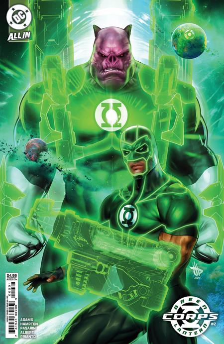 Green Lantern Corps #2  B Dave Wilkins Card Stock Var image