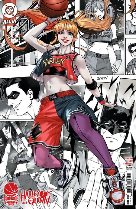 Harley Quinn #49  D Derrick Chew Courtside Card Stock Var image