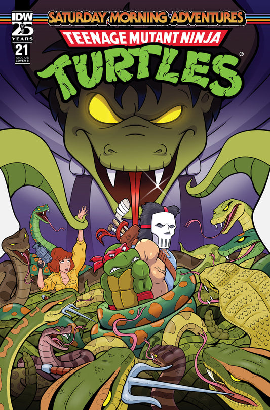 Teenage Mutant Ninja Turtles: Saturday Morning Adventures #21 Variant B (Pearce) image