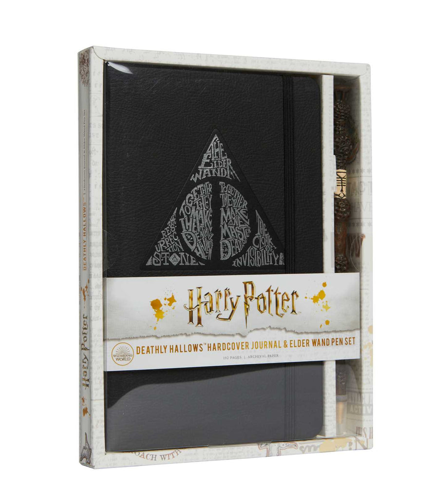 Pop Weasel Image of Harry Potter: Deathly Hallows Hardcover Journal and Elder Wand Pen Set - Notebook - Image - Pop Weasel