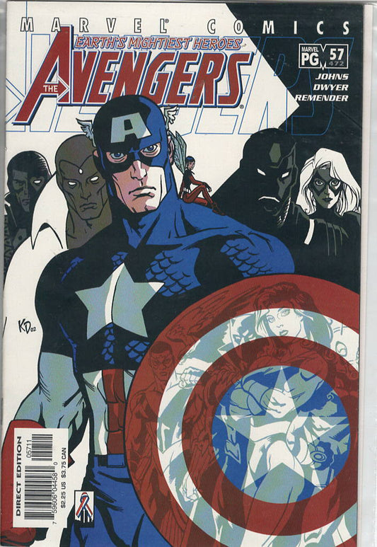 Pre-Owned - Avengers #57 (472)  (October 2002) Scanned Image Pop Weasel Pre-Owned Comics