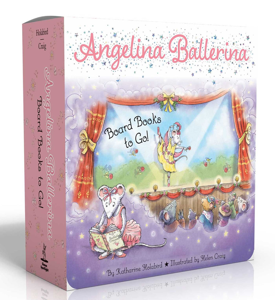 Angelina Ballerina Board Books to Go! (Boxed Set) Center Stage; Big Dreams!; Angelina Ballerina by the Sea image - Non-Fiction - Image - Pop Weasel