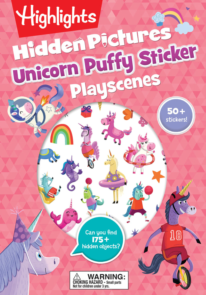 Unicorn Hidden Pictures Puffy Sticker Playscenes image - Children/Young Adult - Image - Pop Weasel