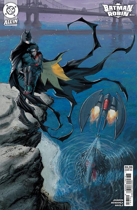 Batman And Robin #23  B Juan Ferreyra Card Stock Var - Image