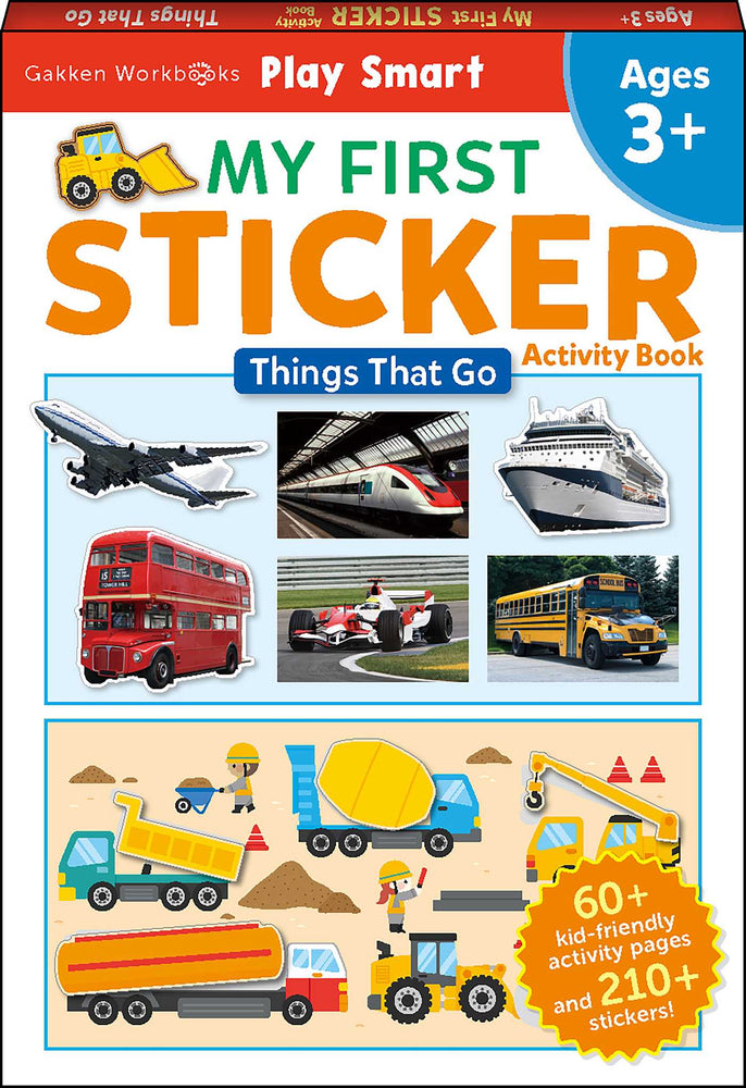 My First STICKER  Activity Book Things That Go image - Non-Fiction - Image - Pop Weasel