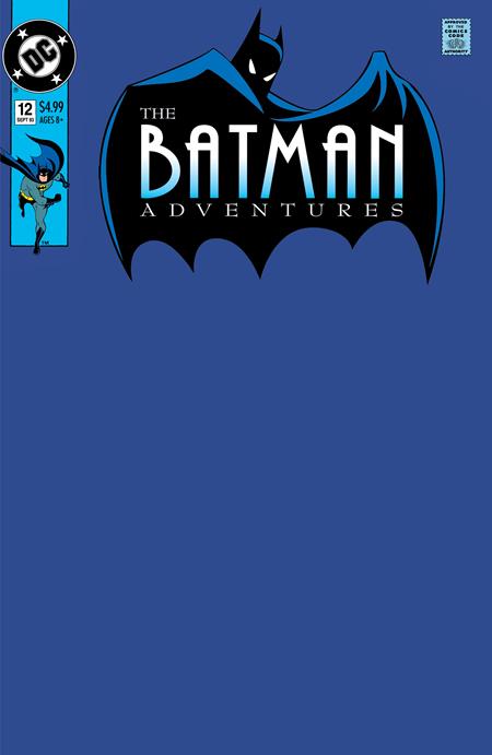 Batman Adventures #12 Facsimile Edition  D Blank Var image