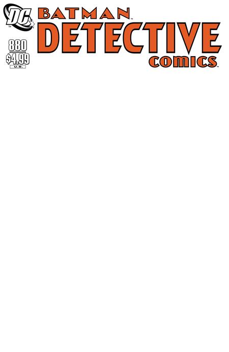 Detective Comics #880 Facsimile Edition  D Blank Var - Image