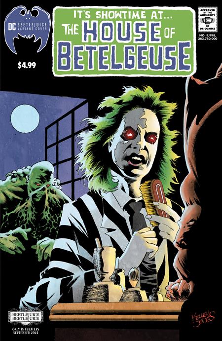 House Of Secrets #92 Facsimile Edition (2024)  D Kelley Jones Beetlejuice Card Stock Var - Image