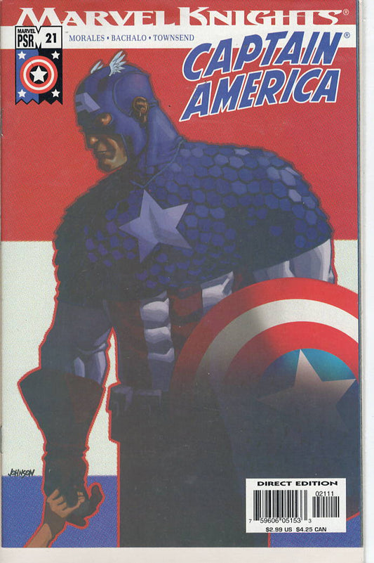 Pre-Owned - Captain America #21  (February 2004) Scanned Image Pop Weasel Pre-Owned Comics