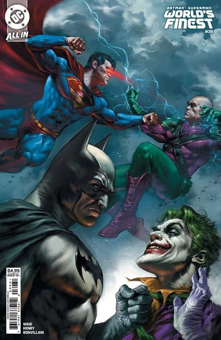 Batman Superman Worlds Finest #39  B Lucio Parrillo Card Stock Var (we Are Yesterday) - Image