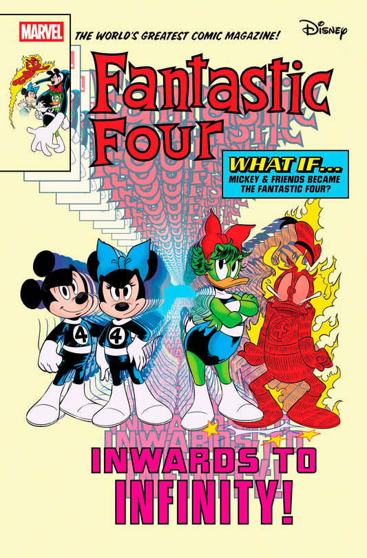 FANTASTIC FOUR #33 GIULIA LOMURNO DISNEY WHAT IF? FANTASTIC FOUR HOMAGE VARIANT [DOOM] - Image