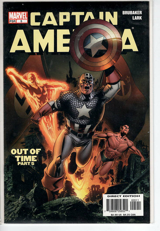 Pre-Owned - Captain America #5  (May 2005) Scanned Image Pop Weasel Pre-Owned Comics