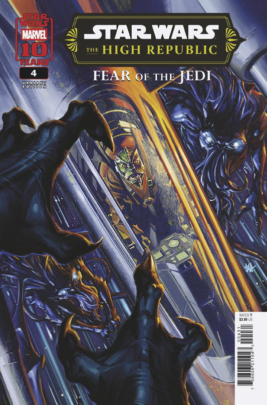 STAR WARS: THE HIGH REPUBLIC - FEAR OF THE JEDI #4 BEN HARVEY VARIANT - Image