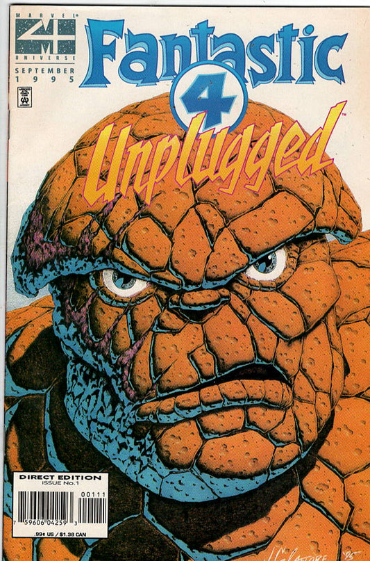 Pre-Owned - Fantastic Four Unplugged #1  (September 1995) Scanned Image Pop Weasel Pre-Owned Comics