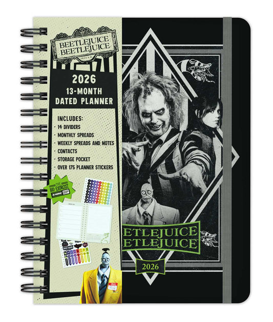 2026 Beetlejuice Beetlejuice 13-Month Weekly Planner image