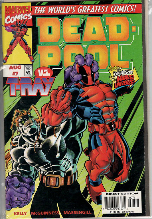 Pre-Owned - Deadpool #7  (August 1997) Scanned Image Pop Weasel Pre-Owned Comics