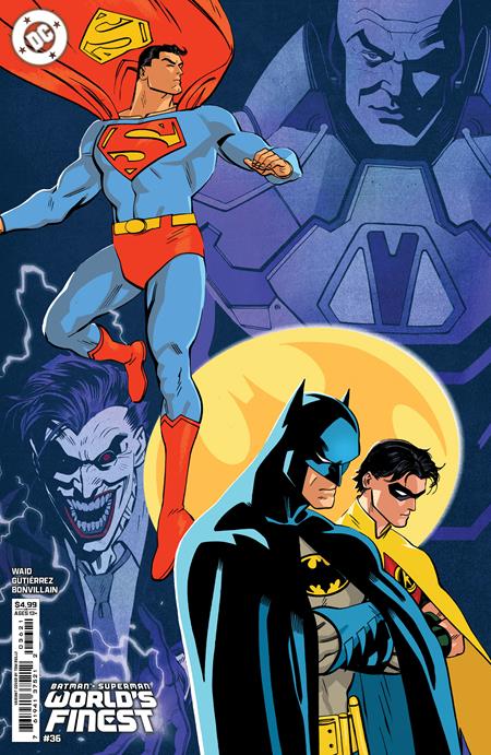 Batman Superman Worlds Finest #36  B Tom Reilly Card Stock Var - Image