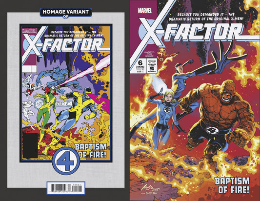 X-FACTOR #6 RAFAEL ALBUQUERQUE FANTASTIC FOUR HOMAGE VARIANT image