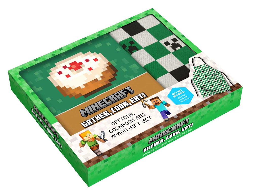 Pop Weasel Image of Minecraft: The Official Cookbook and Apron Gift Set - Graphic Novel - Image - Pop Weasel