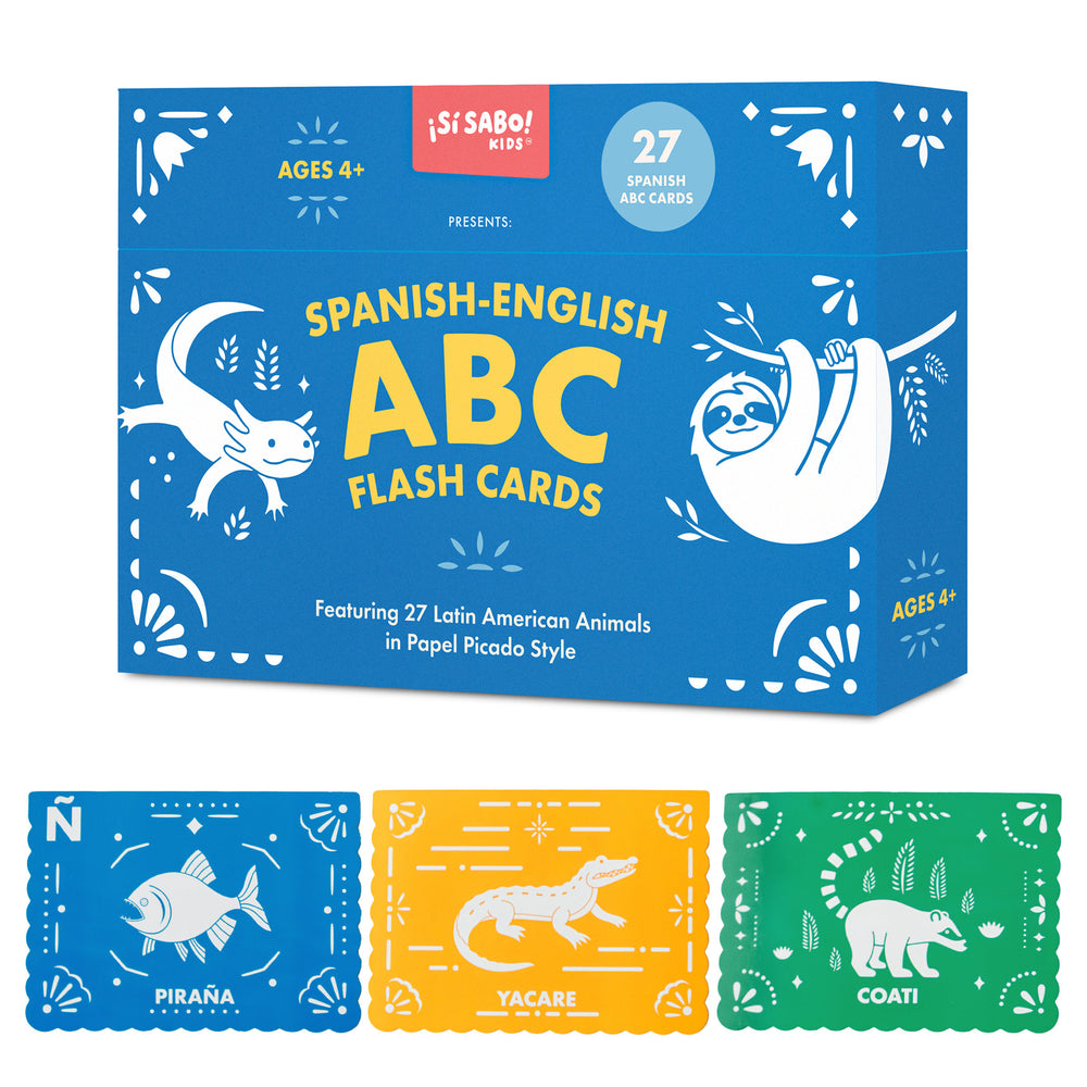 Spanish-English ABC Flash Cards, El Gran Rompecabezas del ABC en Español - Image - Cards - Image - Pop Weasel