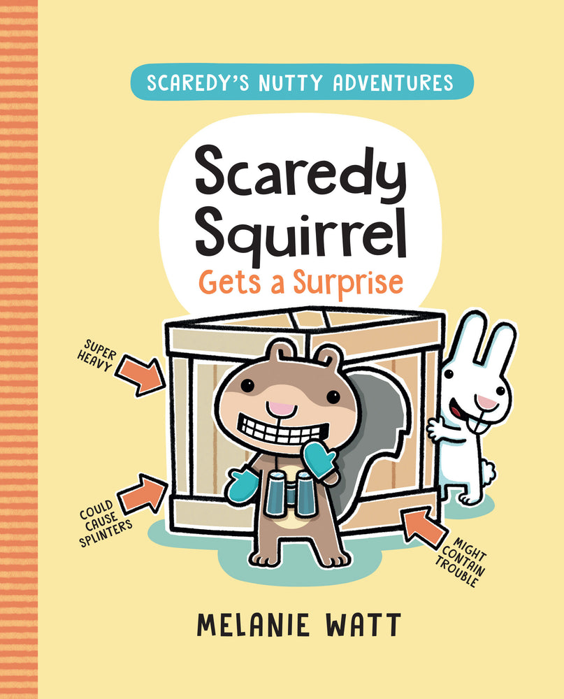 Scaredy Squirrel Gets a Surprise | Hardcover image - Children/Young Adult - Image - Pop Weasel