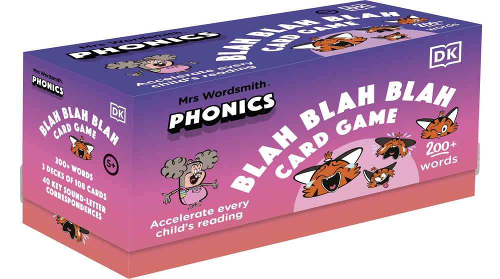 Mrs Wordsmith Phonics Blah Blah Blah Card Game, Kindergarten & Grades 1-2 image - Cards - Image - Pop Weasel