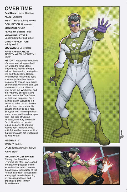 INFINITY WATCH #3 DAVID BALDEON HANDBOOK VARIANT - Image