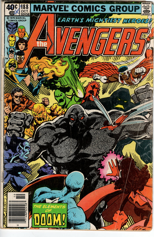 Pre-Owned - The Avengers #188  (October 1979) Scanned Image Pop Weasel Pre-Owned Comics