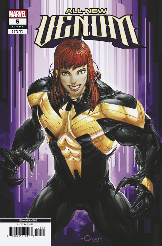 ALL-NEW VENOM #5 CLAYTON CRAIN 2ND PRINTING VARIANT - Image