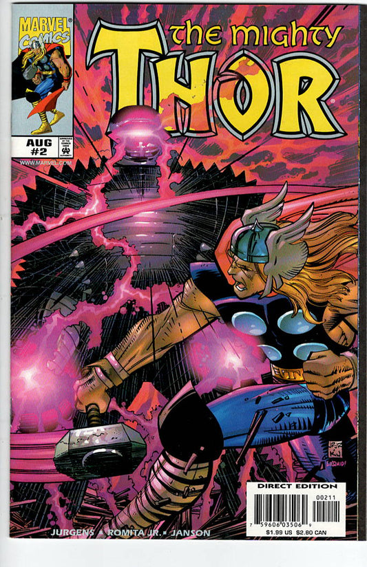 Pre-Owned - Thor #2  (August 1998) Scanned Image Pop Weasel Pre-Owned Comics