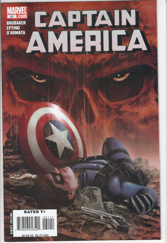 Pre-Owned - Captain America #31  (December 2007) Scanned Image Pop Weasel Pre-Owned Comics