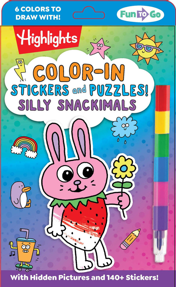Color-In Stickers and Puzzles! Silly Snackimals - Image - Children/Young Adult - Image - Pop Weasel
