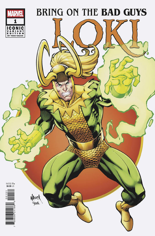 BRING ON THE BAD GUYS: LOKI #1 TODD NAUCK ICONIC VARIANT - Image