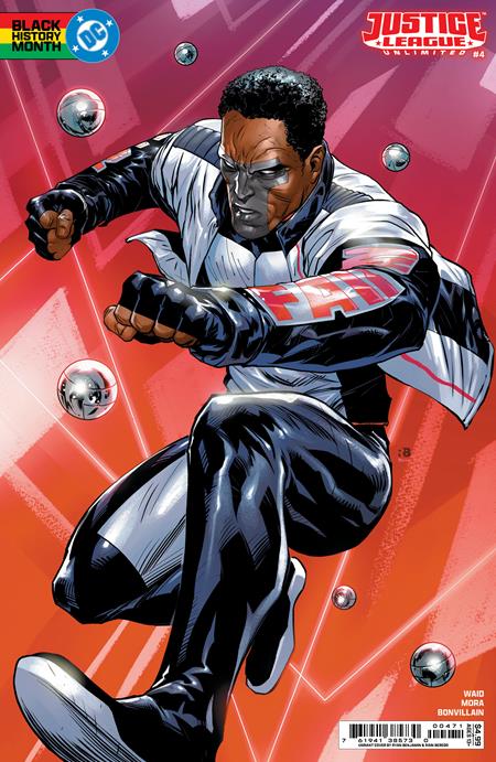 Justice League Unlimited #4  E Ryan Benjamin Black History Month Card Stock Var image