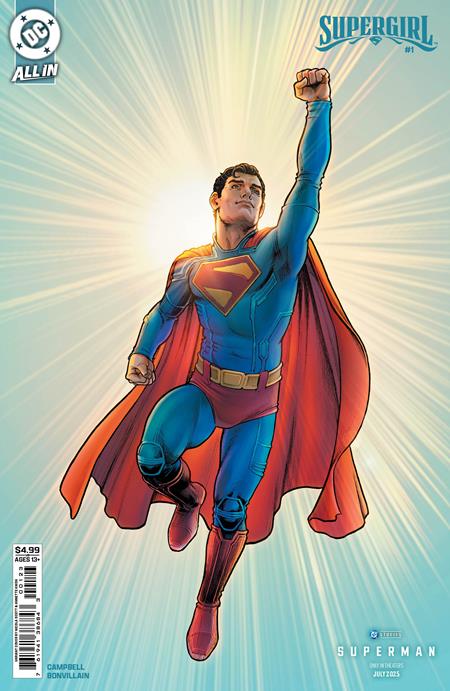 Supergirl #1  I Nicola Scott Superman Movie Card Stock Var - Image