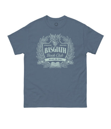 Rebecca Yarros's Fourth Wing: Basgiath Book Club Unisex T-Shirt X-Large - Clothing - Image - Pop Weasel